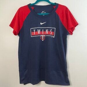 Minnesota Twins MLB Nike Dri-Fit T-Shirt Women's Size Large
